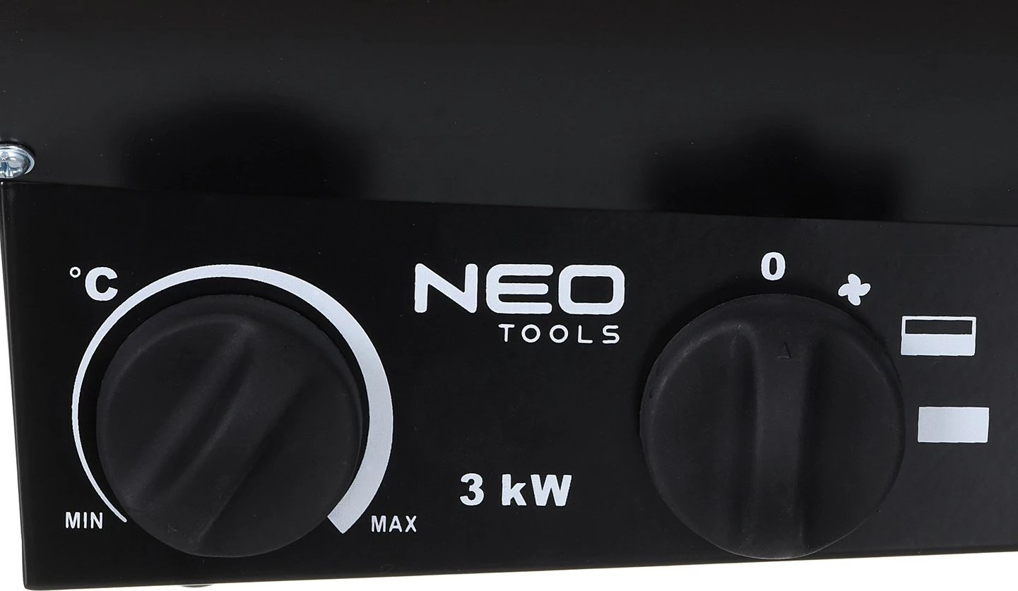 Ngrohës elektrik NEO TOOLS 90-066, 3000 W, ngjyrë e zezë