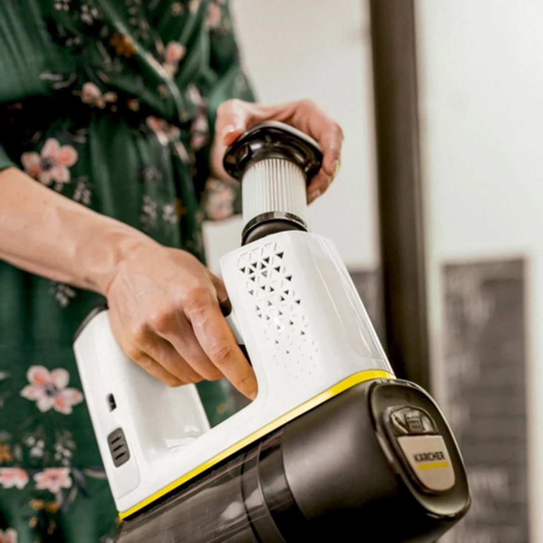 Fshesë pa kabllo KARCHER VC 6 Cordless ourFamily Duo, e bardhë