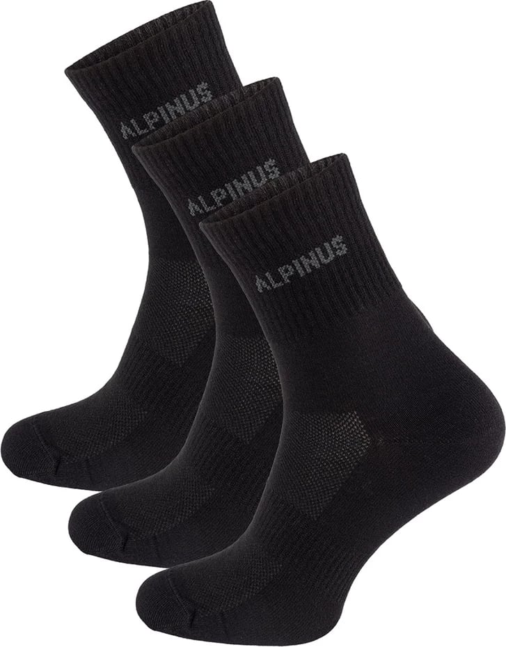 Çorape outdoor Alpinus unisex, të zeza