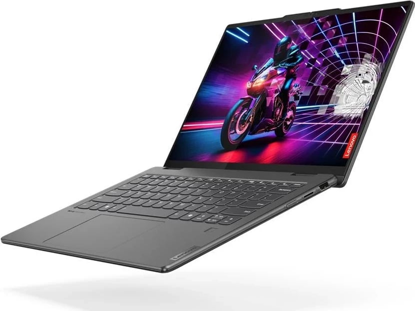 Laptop hibrid Lenovo Yoga 7, AMD Ryzen 7 8840HS, 14 inch, Gri
