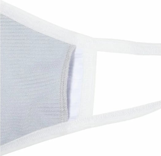 Mbrojtëse fytyre për sport Asics, e bardhë