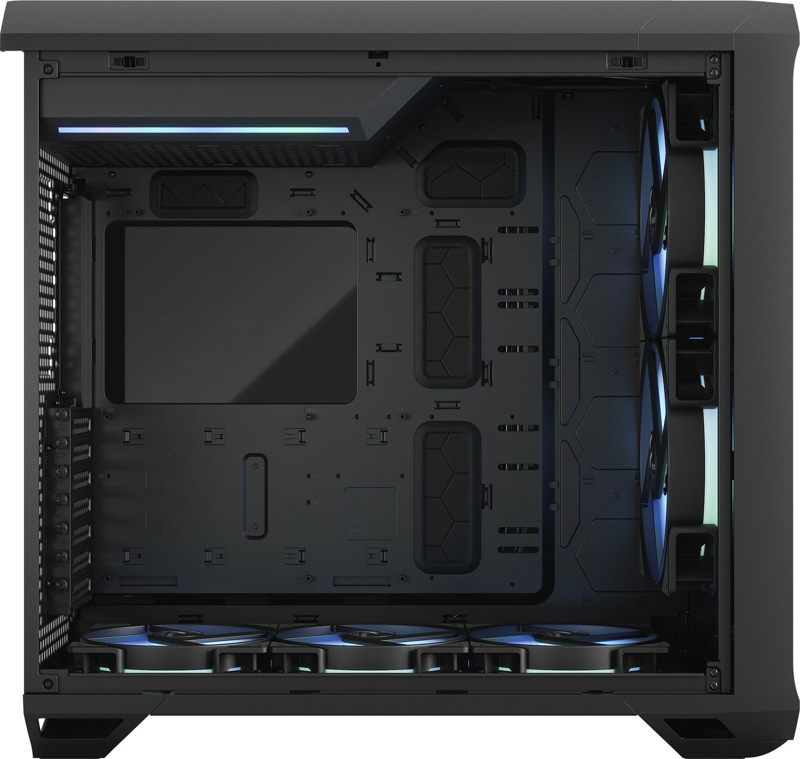 Kasë Fractal Design Torrent, Tower, PC, ATX, EATX, ITX, micro ATX, SSI CEB, Tempered glass, Gaming, e zezë Kasë Fractal Design Torrent, Tower, PC, ATX, EATX, ITX, micro ATX, SSI CEB, Tempered glass, Gaming, e zezë