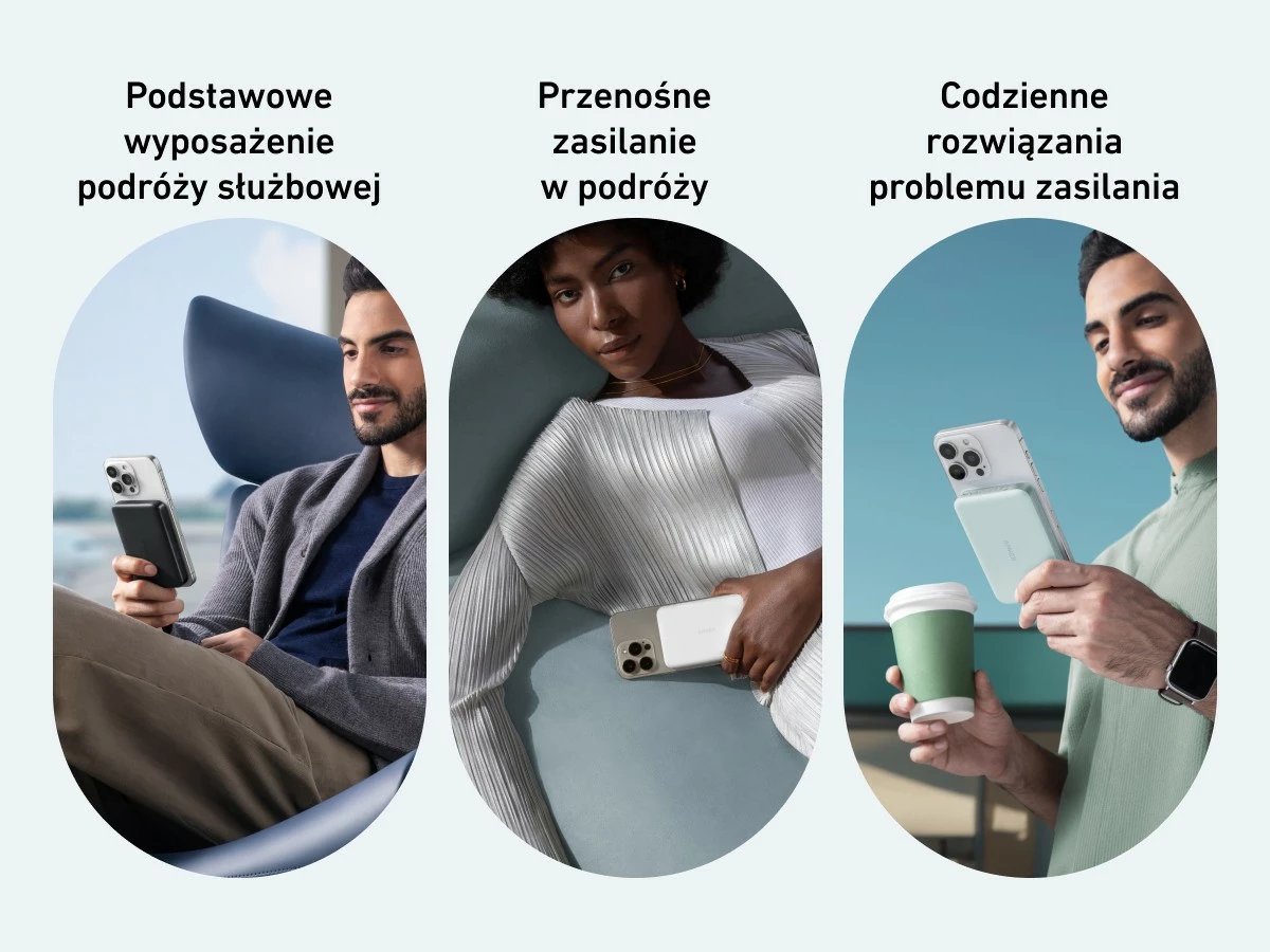 Powerbank wireless Anker MagGo A1664H21 10000mAh USB-C për iPhone MagSafe e bardhë