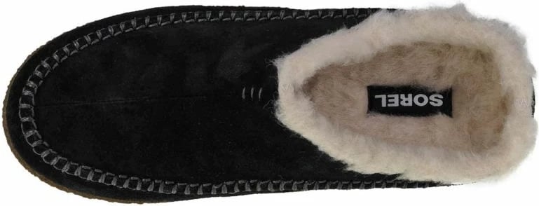 Papuçe për meshkuj Sorel, të zeza