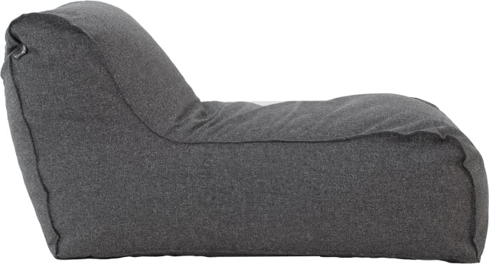 Lara puf-lounger, material stof, ngjyrë gri