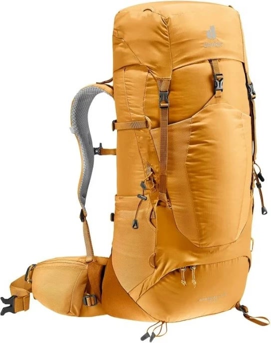 Çantë shpine Deuter Aircontact Lite 40+10, për hiking, Amber