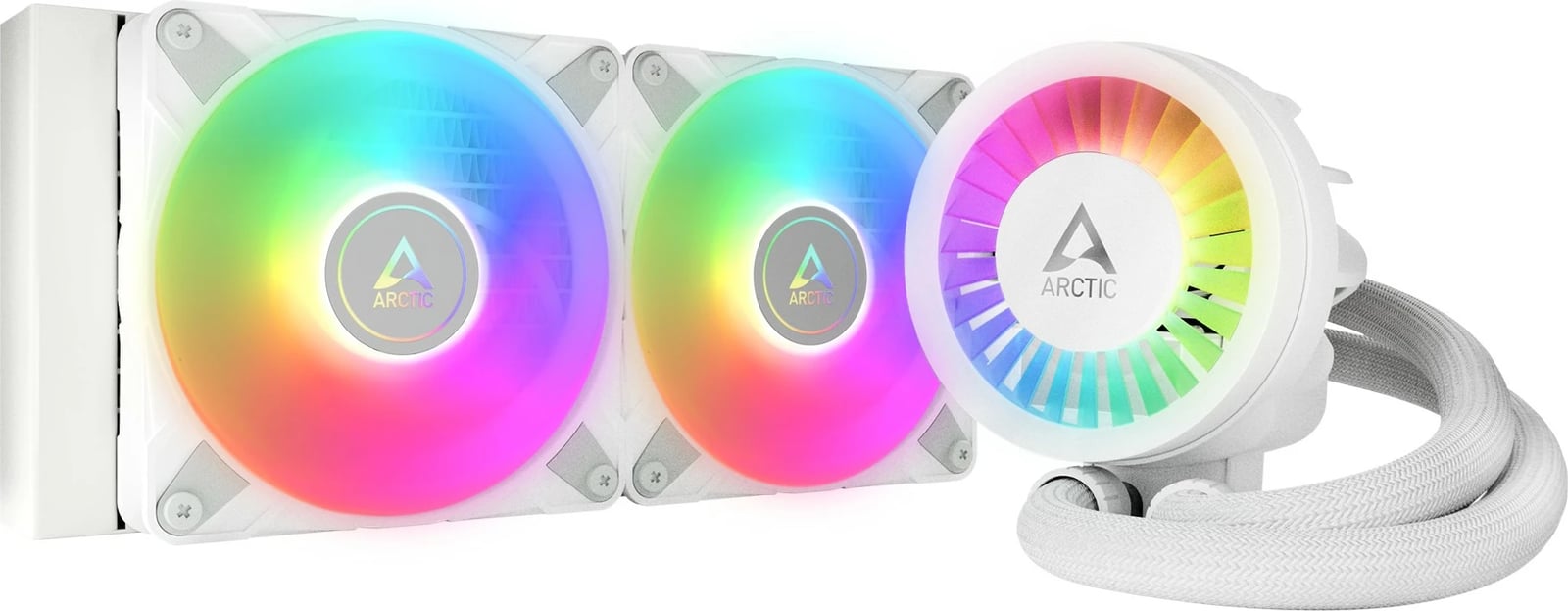 Ftohës uji ARCTIC Liquid Freezer III 240 A-RGB, 12 cm, 48.82 cfm, Bardhë Ftohës uji ARCTIC Liquid Freezer III 240 A-RGB, 12 cm, 48.82 cfm, Bardhë