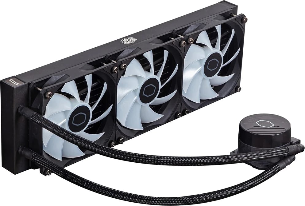 Kiti i ftohjes me lëng për procesor Cooler Master MasterLiquid 360L Core ARGB, 12 cm, i zi