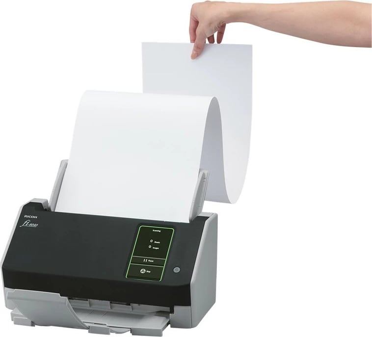 Skaner Ricoh fi-8040, 210 x 297 mm, 600 x 600 DPI, 24 bit, 8 bit, 40 ppm, 80 ipm