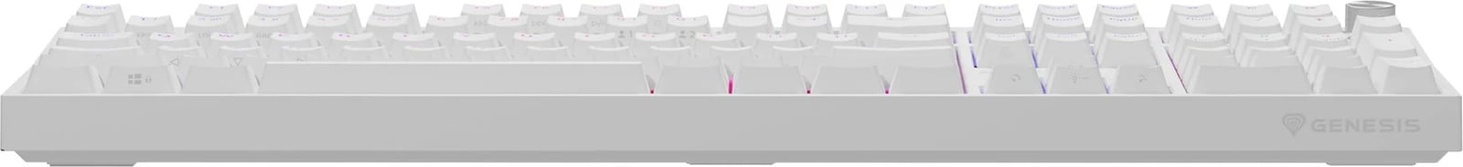 Tastierë mekanike GENESIS NKG-2300, USB, QWERTY, Anglisht, e bardhë