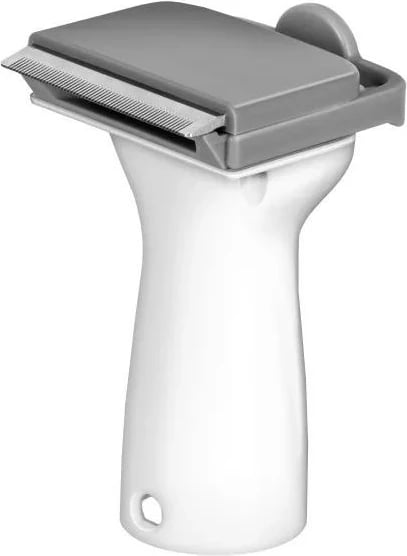 Pajisje kujdesi për kafshë MPM MOD-100, me fshesë me korrent dhe prerës qimesh, Gri