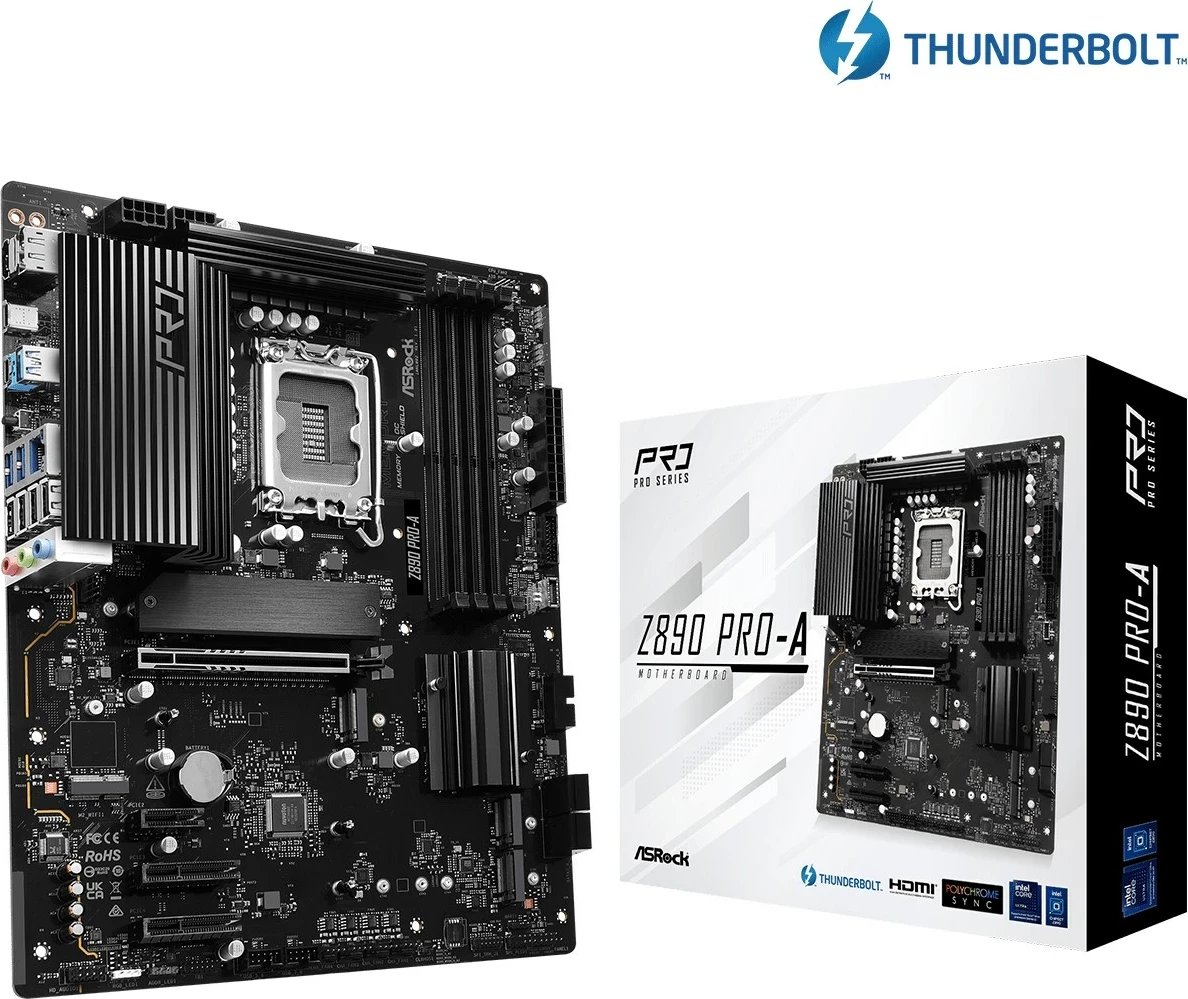 Pllakë amë Asrock Z890 Pro-A, Socket 1851, ATX