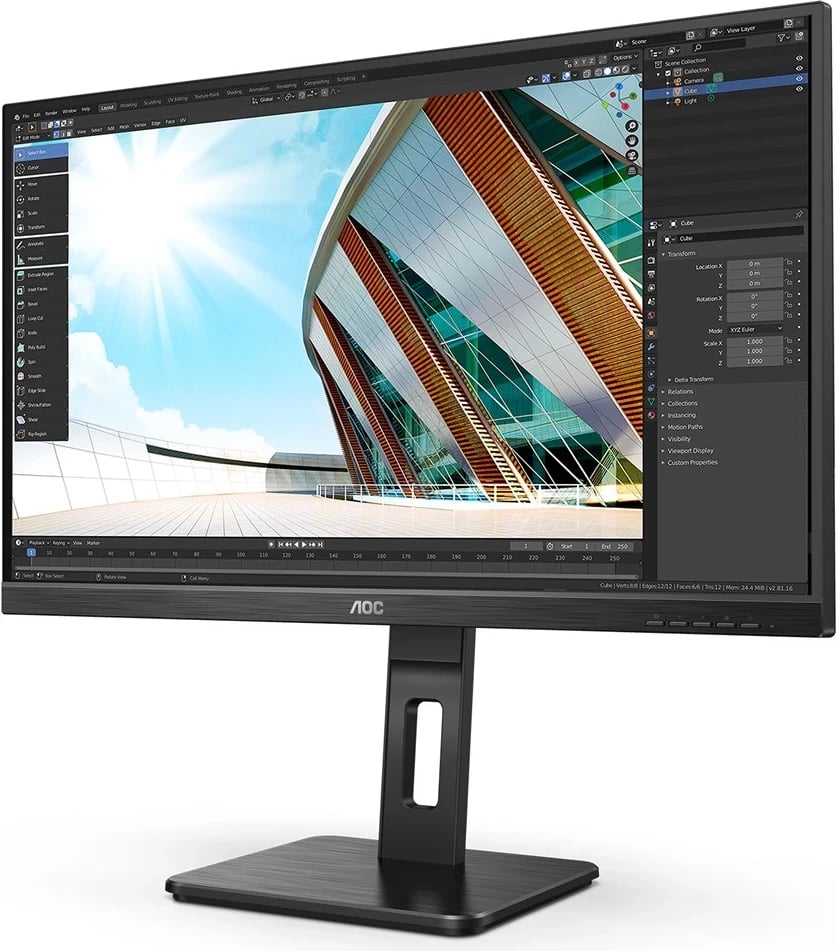 Monitor AOC 27P2Q, 27'', Full HD, LED, 75Hz, i zi 