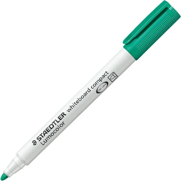 Marker whiteboard STAEDTLER Lumocolor, majë e rrumbullakët, 2mm, e gjelbër