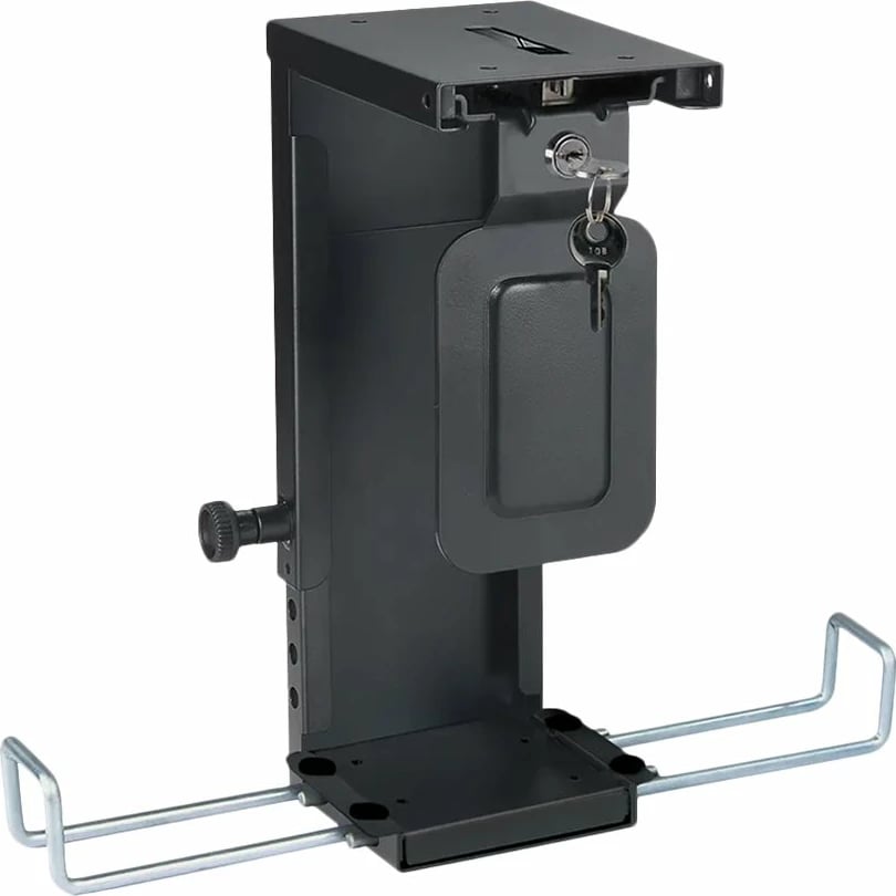 Montues tavoline per Neomounts CPU-D075BLACK, e zezë, për nën tavolinë, 5-10 cm