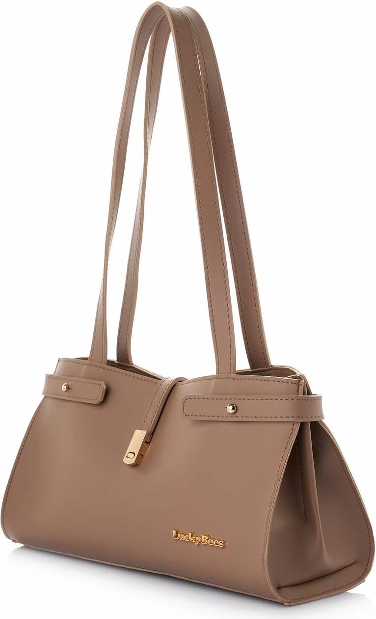 Çantë krahu Lucky Bees, ngjyrë mink, Maya