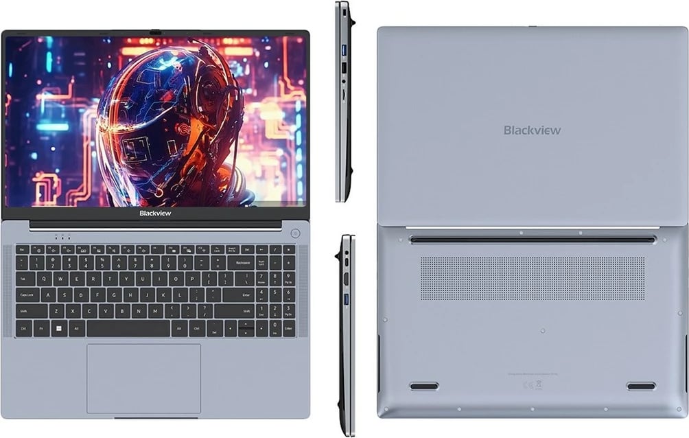 Laptop Blackview AceBook 6, 15.6", 16 GB RAM, 512 GB SSD, Windows 11 Home, Gri