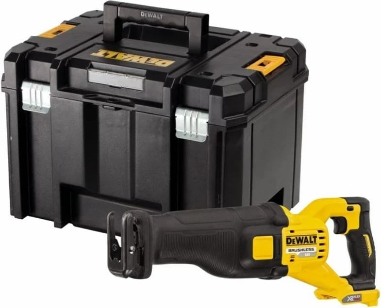 Sharrë reciproke DeWalt DCS389NT, FlexVolt 54V, TSTAK, Zezë, Verdhë