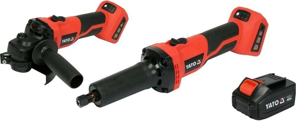 Grinder këndi Yato YT-828296, 18 V, Li-Ion, Kuq