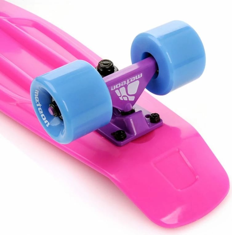 Skateboard për femra dhe fëmijë Meteor, rozë
