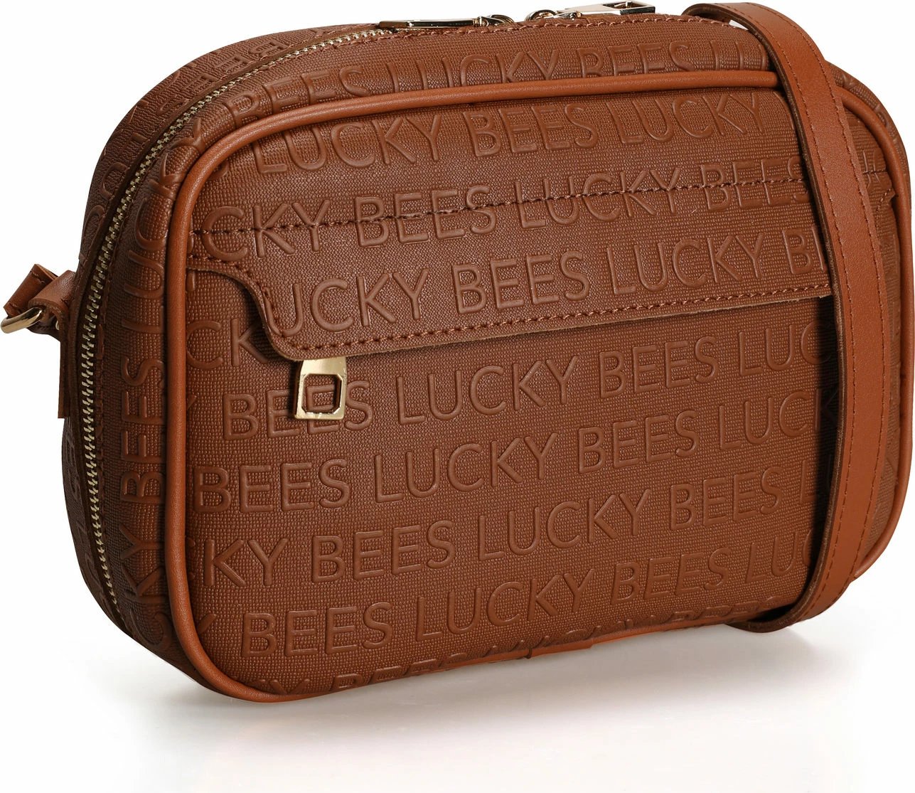 Çantë crossbody Lucky Bees, ngjyrë tan, 951