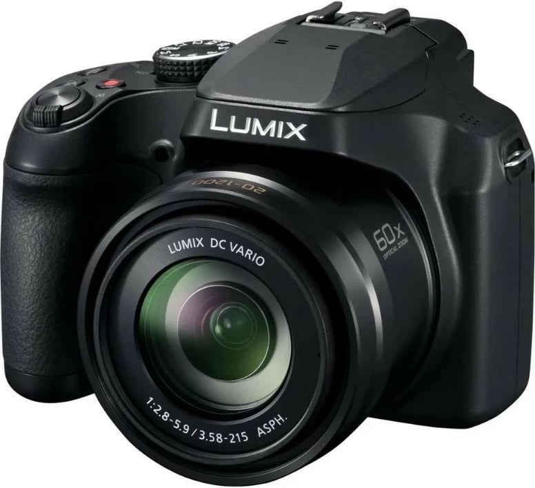 Kamerë Panasonic LUMIX DC-FZ82, 18 MP, 4K, WiFi, e zezë