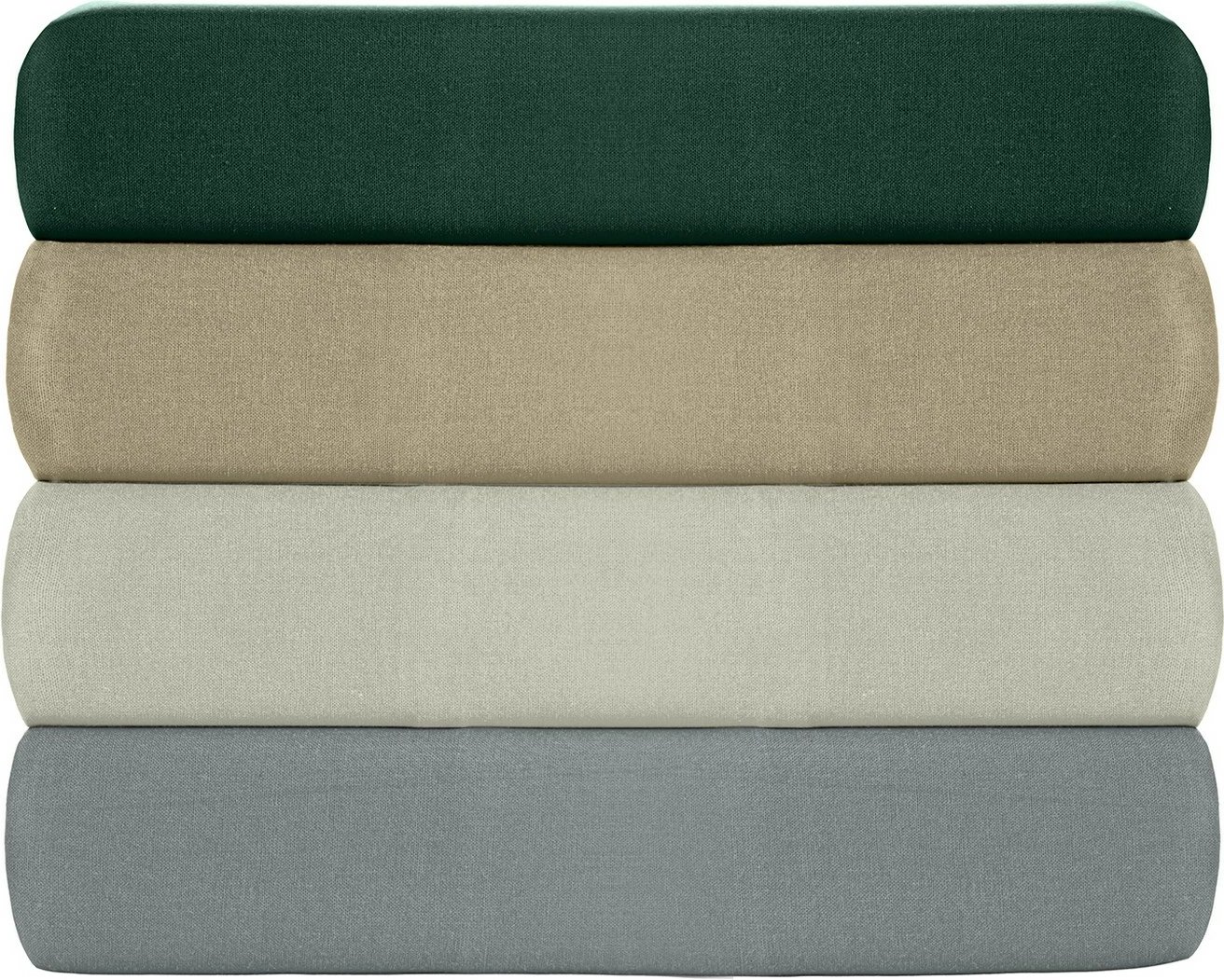 Set këllëfësh jastëku (2 copë), ngjyrë gri e errët, L'essentiel, 60x60cm