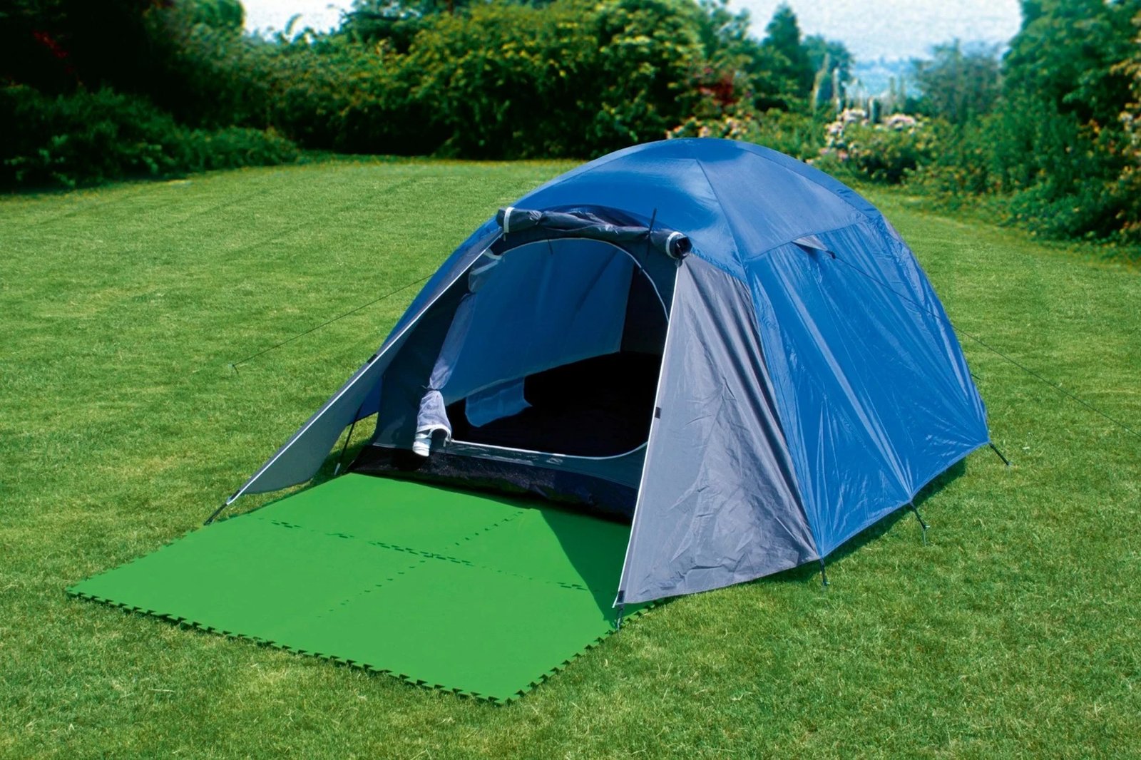 Mbrojtës dyshemeje për pishinë Bestway Flowclear 78cm x 78cm, i gjelbër, set prej 8 copësh