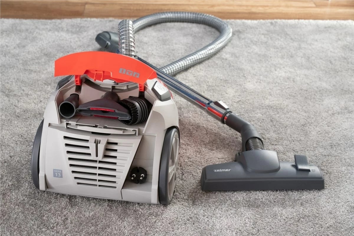 Fshesë me korrent Zelmer Antek ZVC3501R, 3.5 L, 900 W, e kuqe
