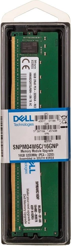 RAM Memorje Dell AB257576, 16 GB, 2 x 8 GB, DDR4, 3200 MHz