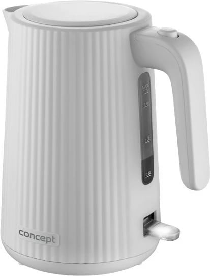 çajnik elektrik, Concept, RK2390, 1.7 L, 2200 W, plastikë, i bardhë