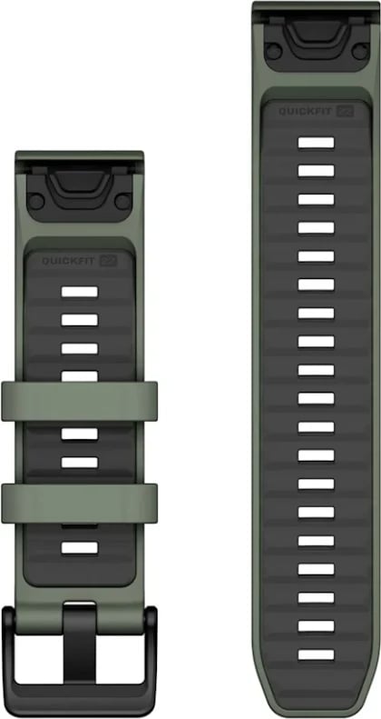 Rrip për smartwatch Garmin QuickFit® 22 Bands, Willow/Graphite Silicone
