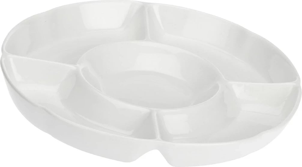 Tabakë për meze LA PORCELLANA BIANCA Convivio, e bardhë, 35.5 cm