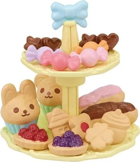 Set lodrash Sylvanian Families Sweets Party, EPOCH, 05742, shumëngjyrësh