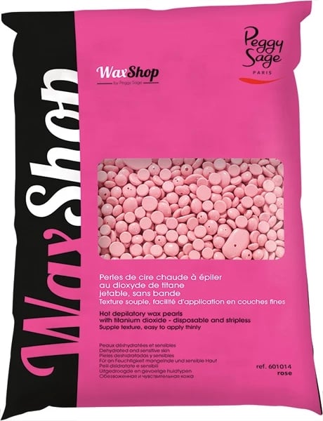 Rrëshirë depilimi për femra Peggy Sage Hot Wax Beads Rose, 800g