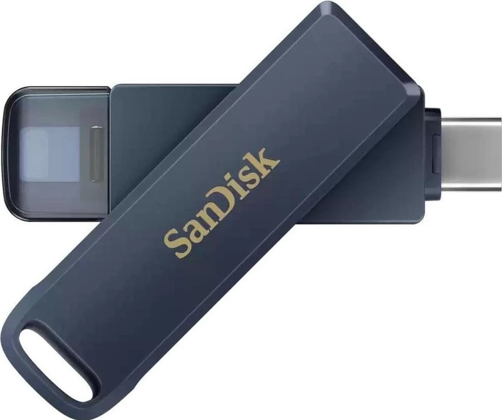 USB SanDisk Phone Drive iPhone 128GB, navy blue