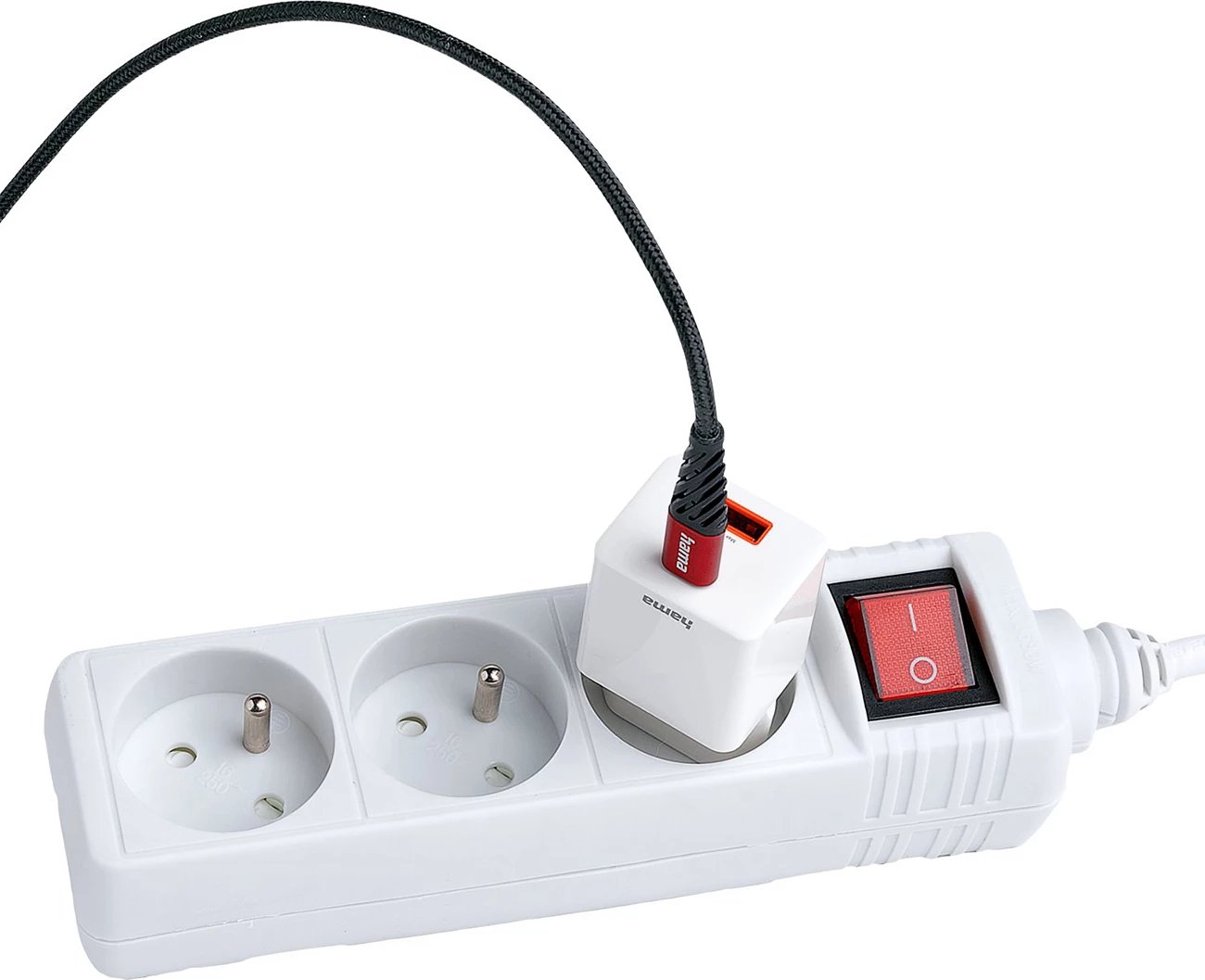 Prizë zgjatuese Hama Standard, 3 dalje, 1.5m, e bardhë