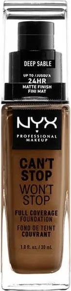 Fondatinë NYX Can't Stop Won't Stop Deep Sable 30ml
