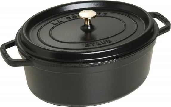 Cocotte Staub 5.5L, gize, e zezë