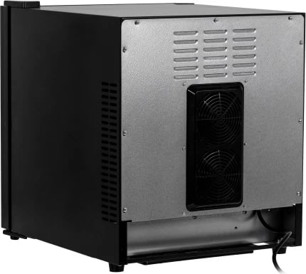 frigorifer termolelektrik Adler AD 8088 28 L derë xhami raft xhami LED i brendshëm 100-240V i zi