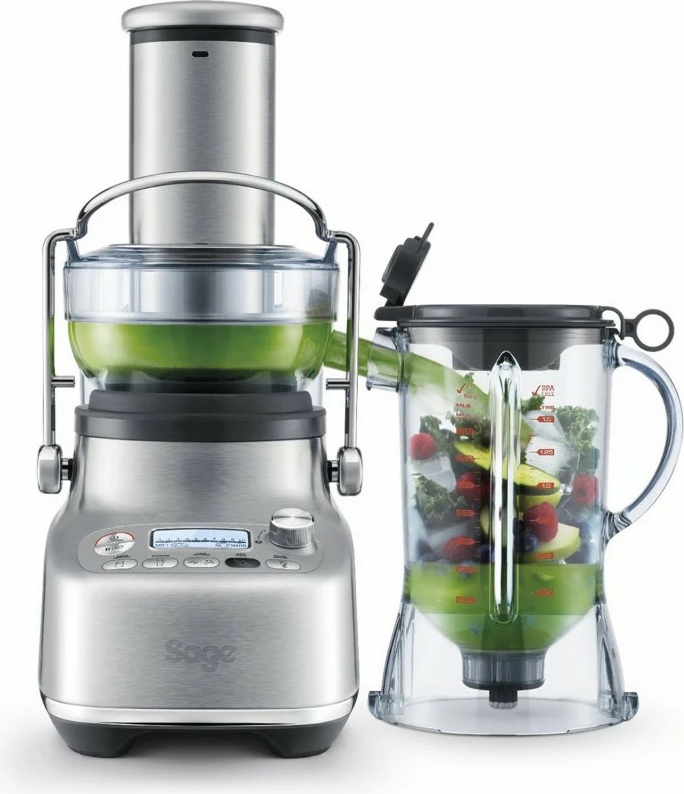 Blender me funksion shtrydhës, Sage SJB815BSS, 1.5 L 1350 W, 10 shpejtësi, çelik i furçuar
