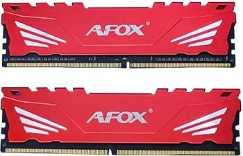 RAM Memorje DDR4 AFOX AFLD432PH1CAD 32GB (2x16GB) 3200MHz CL16 XMP2 me radiator e kuqe