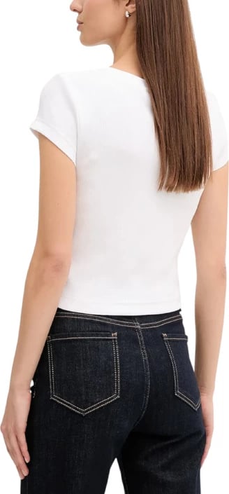 Maicë Calvin Klein Jeans femra të bardhë