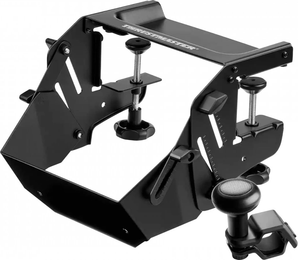 Set timon gaming Thrustmaster T128 SimTask Pack me pedale dhe montim, për PC/Xbox, i zi