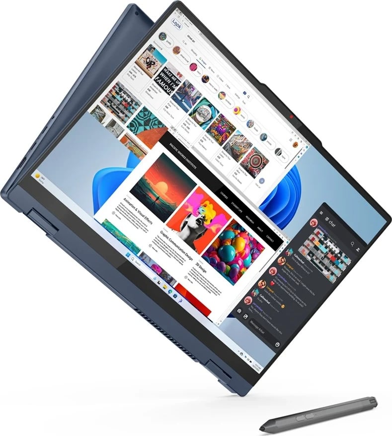 Laptop Lenovo IdeaPad 5, 16", Intel Core 7 150U, 16 GB RAM, 1 TB SSD, Touchscreen, Blu