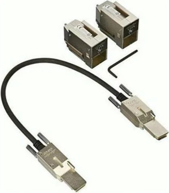 Kabllo rrjeti Cisco CATALYST 9200L, 0.48m, InfiniBand, zi/gri