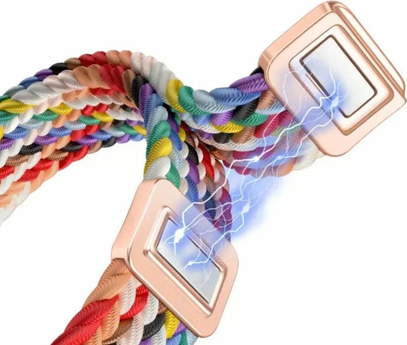 Rrip najloni Tech-Protect NylonMag për Xiaomi Smart Band 8/9/NFC, i zi