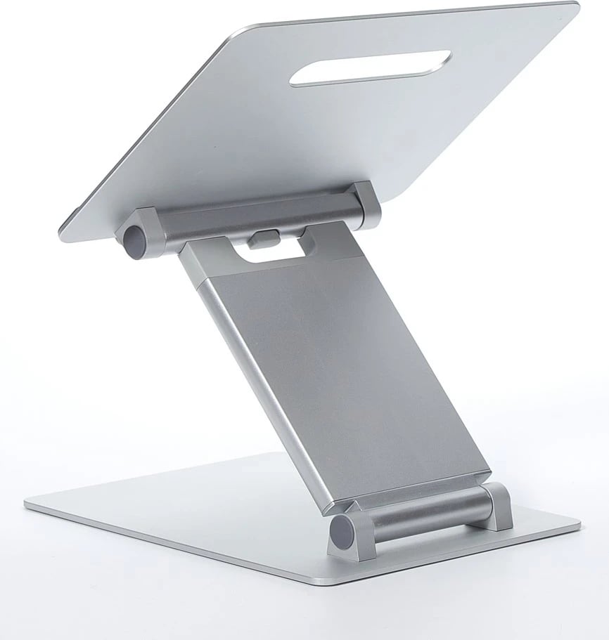 Mbajtëse për laptop POUT Eyes3 Lift, alumin, argjend/hiri