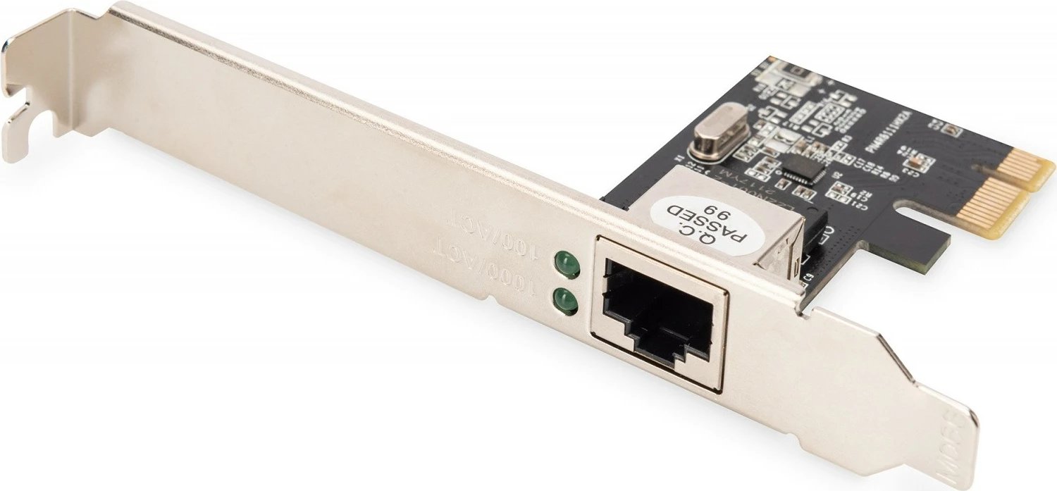 Kartelë rrjeti Digitus DN-10130-1, PCI Express, 1x RJ45 LAN, Gigabit, Low Profile