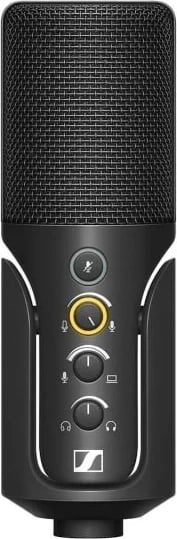 Mikrofon kondensator Sennheiser Profile Streaming Set, me krah të rregullueshëm, USB-C, i zi